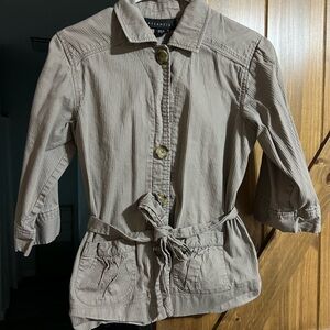 Cute tan jacket top